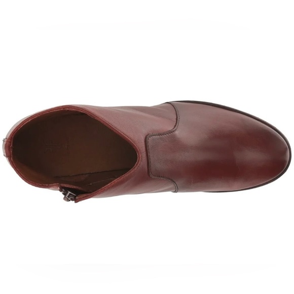 NEW WITHOUT BOX $298 FRYE WOMEN NORA ZIP SHORT CLASSIC SOFT BOTTIE- RED CLAY 10B - Picture 7 of 14